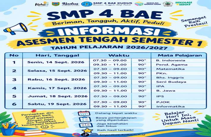 ATS 1 TAHUN PELAJARAN 2026/2027