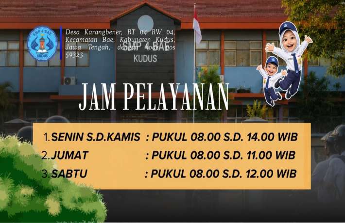 JAM PELAYANAN SMP 4 BAE